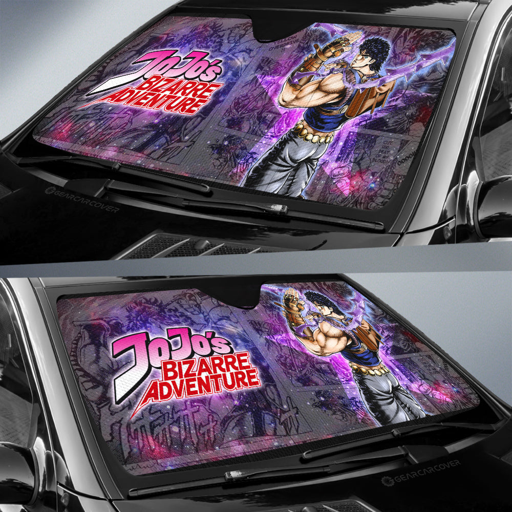 Jonathan Joestar Car Sunshade Custom JJBA Car Accessories Galaxy Style - Gearcarcover - 2