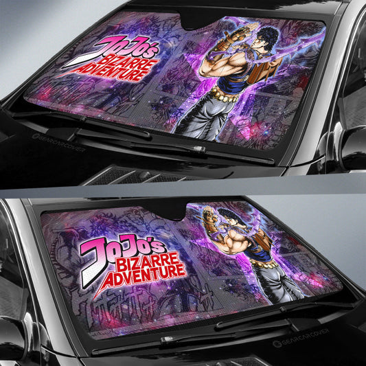 Jonathan Joestar Car Sunshade Custom JJBA Car Accessories Galaxy Style - Gearcarcover - 2