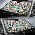 Jose Earthquakes Car Sunshade Custom Sugar Skull Car Accessories - Gearcarcover - 2