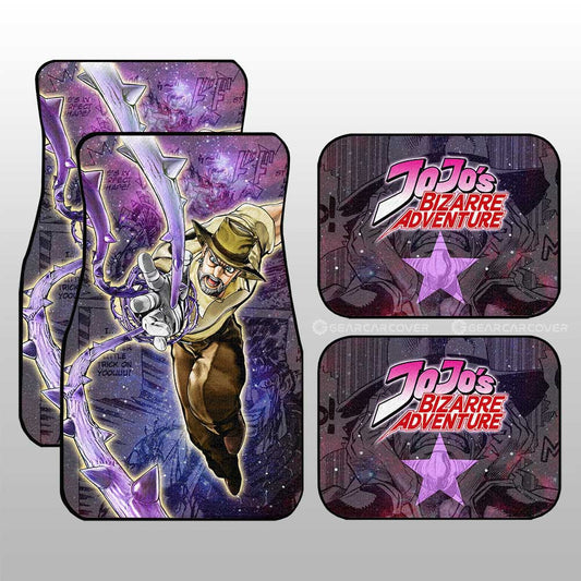Joseph Joestar Car Floor Mats Custom Galaxy Manga JJBA - Gearcarcover - 1