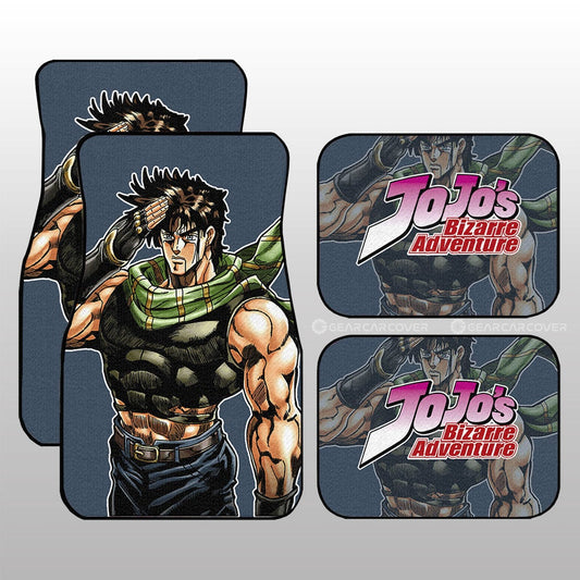 Joseph Joestar Car Floor Mats Custom Main Character Bizarre Adventure - Gearcarcover - 1