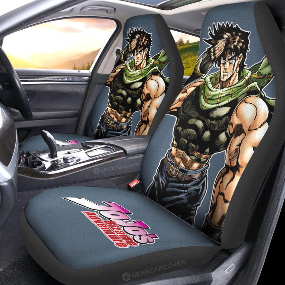 Joseph Joestar Car Seat Covers Custom Main Character Bizarre Adventure - Gearcarcover - 2