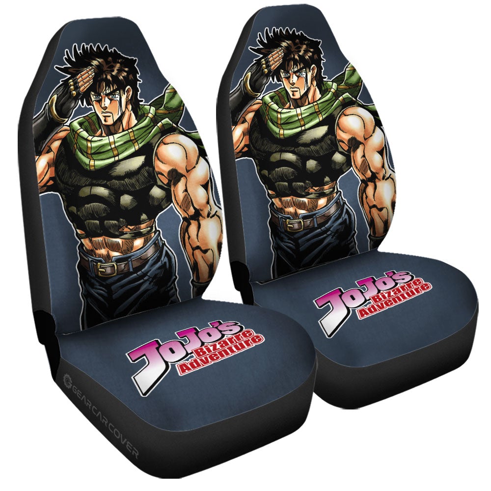 Joseph Joestar Car Seat Covers Custom Main Character Bizarre Adventure - Gearcarcover - 3