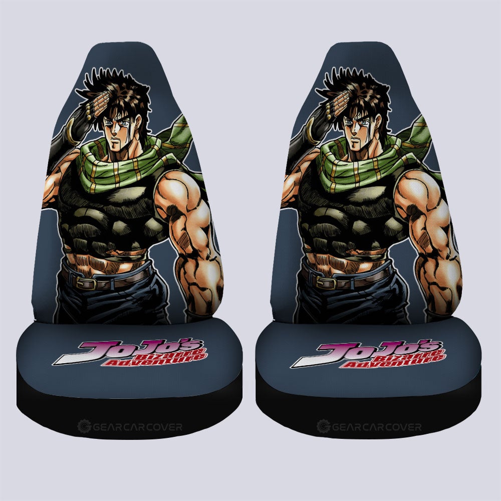 Joseph Joestar Car Seat Covers Custom Main Character Bizarre Adventure - Gearcarcover - 4