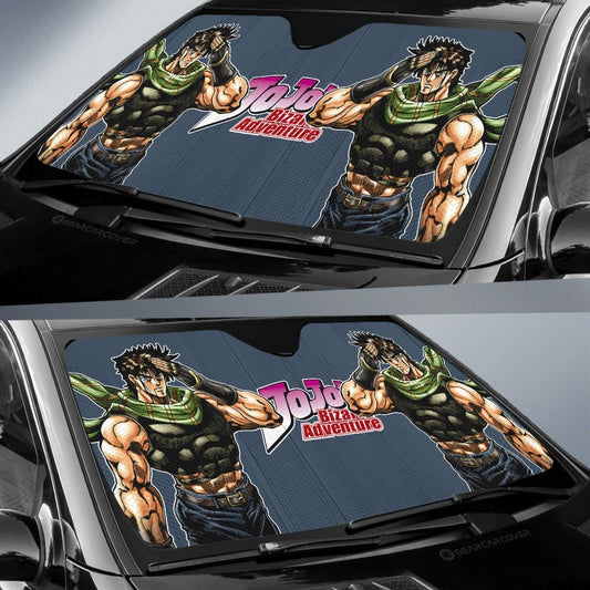 Joseph Joestar Car Sunshade Custom Main Character Bizarre Adventure - Gearcarcover - 2