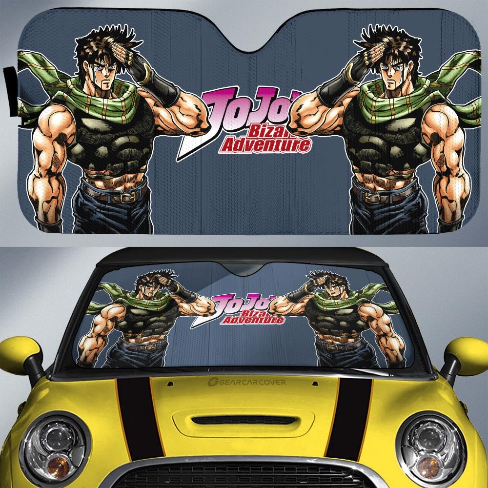 Joseph Joestar Car Sunshade Custom Main Character Bizarre Adventure - Gearcarcover - 1