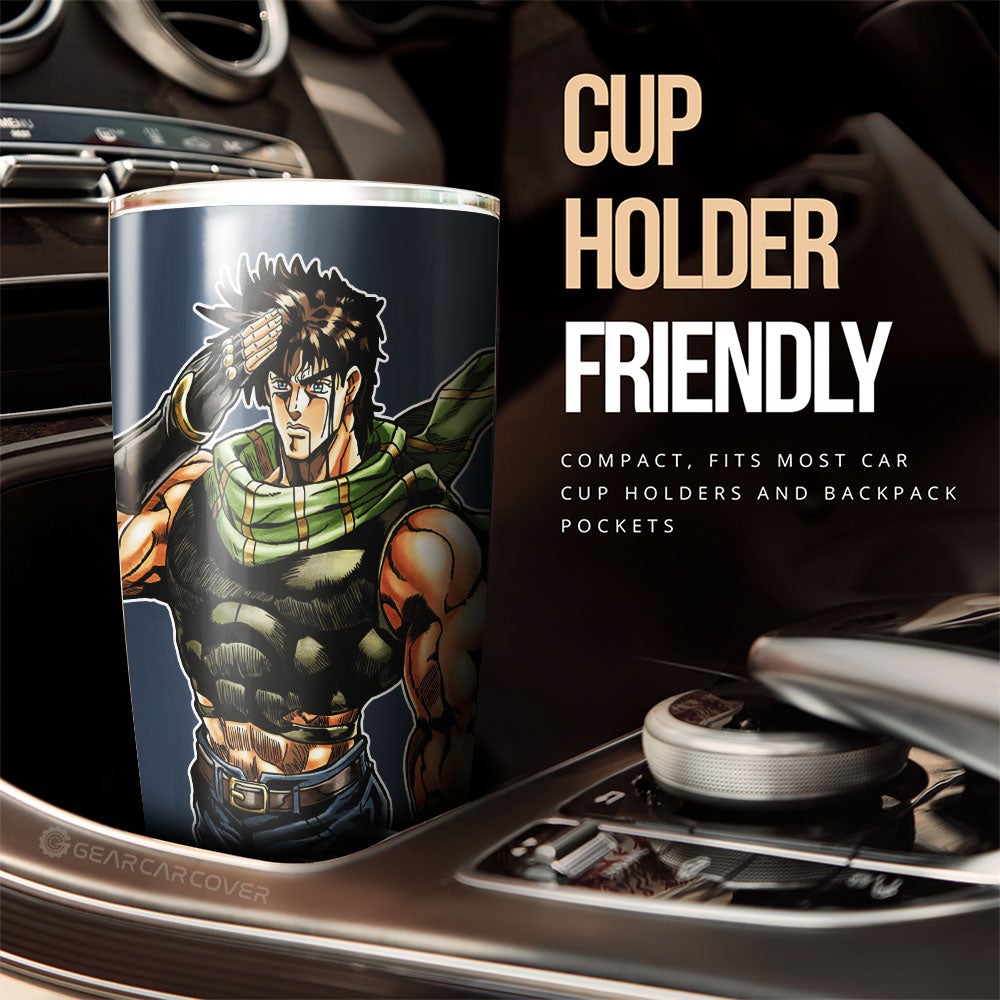 Joseph Joestar Tumbler Cup Custom Main Character Bizarre Adventure - Gearcarcover - 2