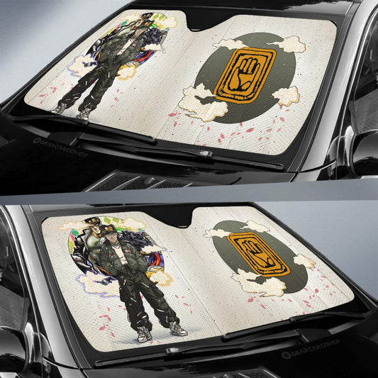 Jotaro Kujo Car Sunshade Anime Collection - Gearcarcover - 2