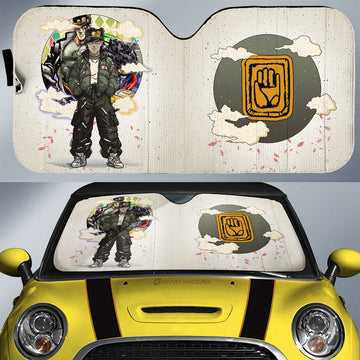 Jotaro Kujo Car Sunshade Anime Collection - Gearcarcover - 1