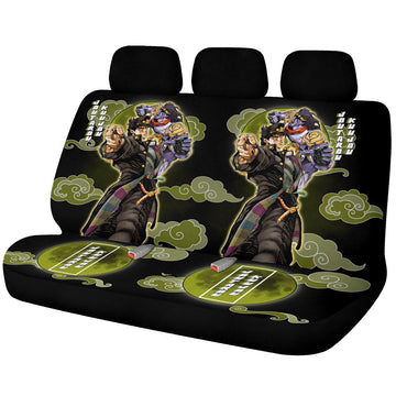 Joutarou Kuujou Car Back Seat Covers Custom Bizarre Adventure Car Accessories - Gearcarcover - 1