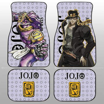Joutarou Kuujou Car Floor Mats Custom Bizarre Adventure Car Accessories - Gearcarcover - 1