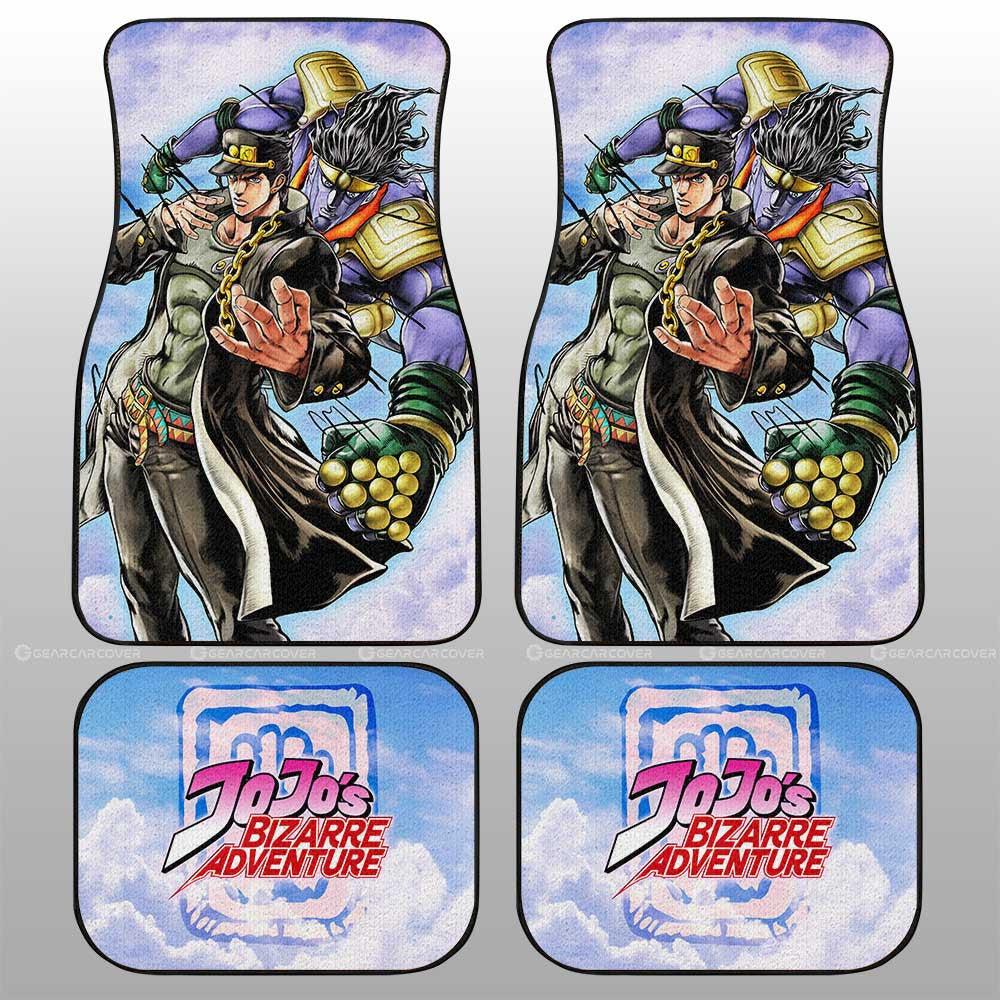 Joutarou Kuujou Car Floor Mats Custom Bizarre Adventures - Gearcarcover - 1