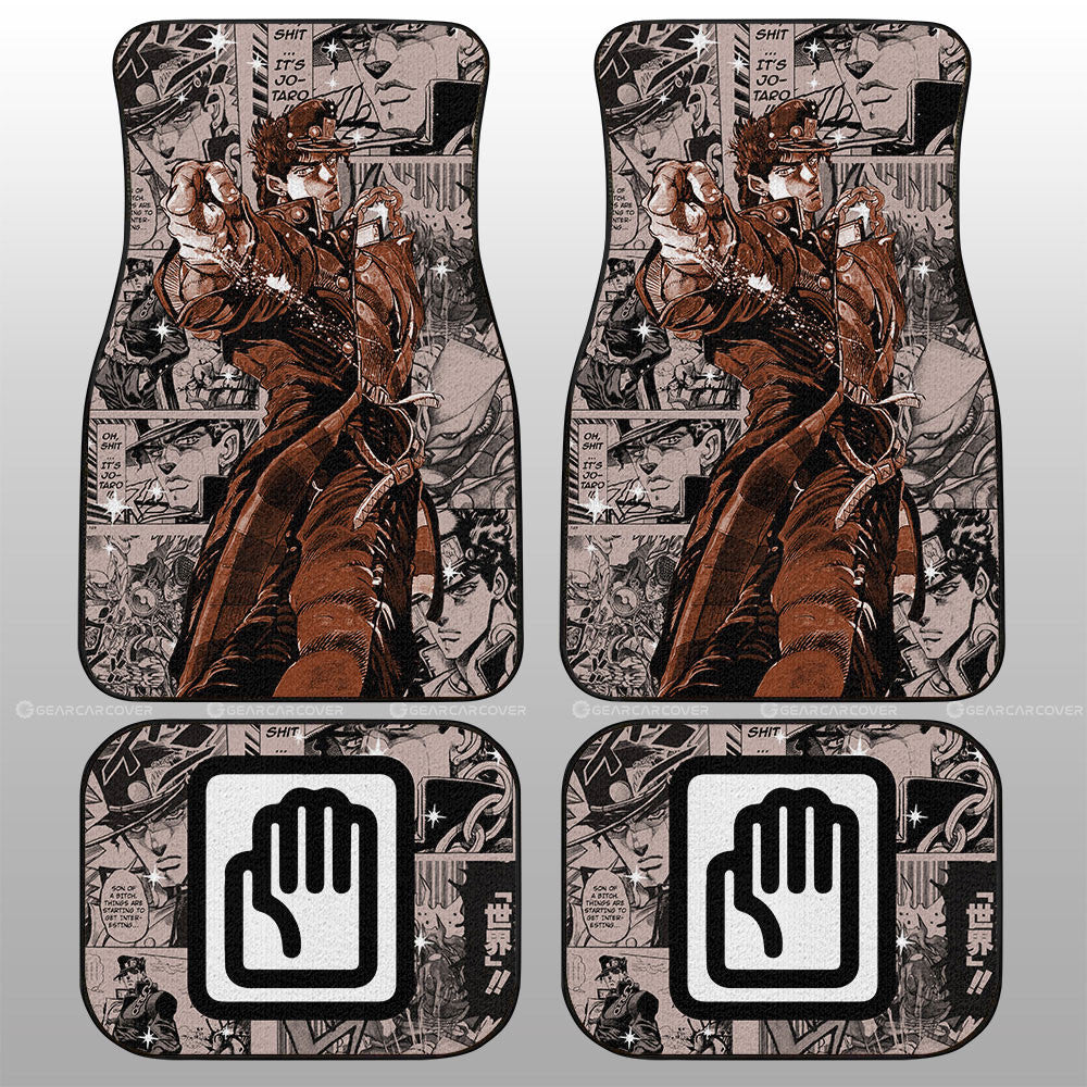 Joutarou Kuujou Car Floor Mats Custom Car Accessories - Gearcarcover - 1
