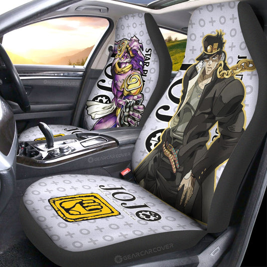 Joutarou Kuujou Car Seat Covers Custom Bizarre Adventure Car Accessories - Gearcarcover - 2