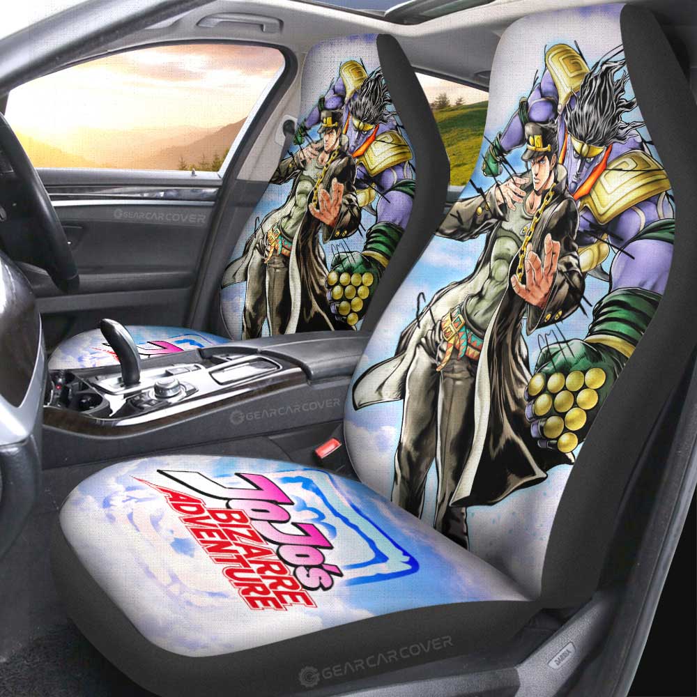 Joutarou Kuujou Car Seat Covers Custom Bizarre Adventures - Gearcarcover - 2