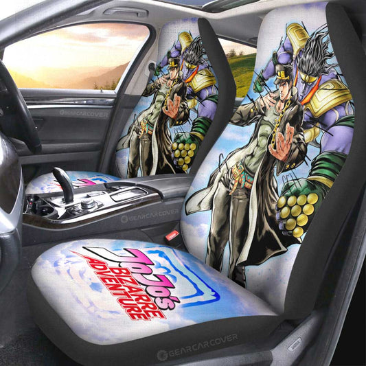 Joutarou Kuujou Car Seat Covers Custom Bizarre Adventures - Gearcarcover - 2