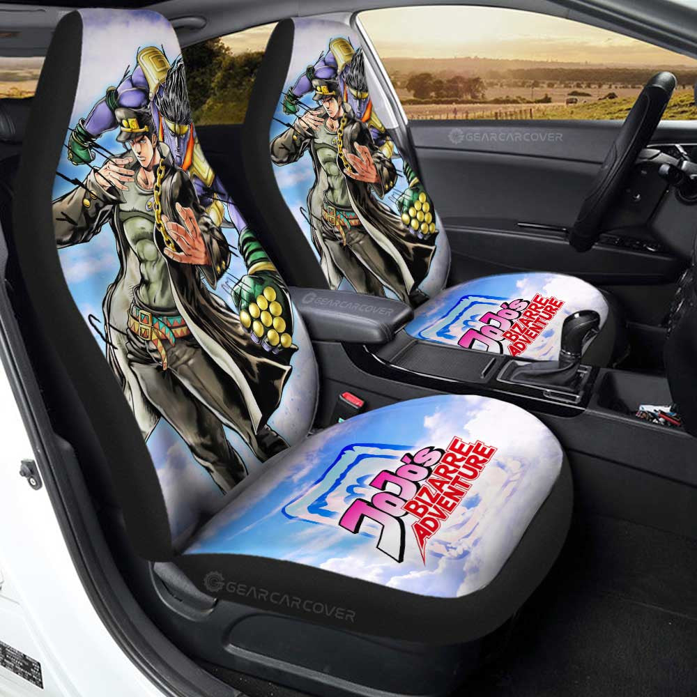 Joutarou Kuujou Car Seat Covers Custom Bizarre Adventures - Gearcarcover - 1