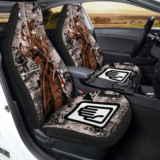 Joutarou Kuujou Car Seat Covers Custom Car Accessories - Gearcarcover - 2