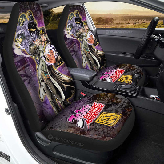 Joutarou Kuujou Car Seat Covers Custom Galaxy Style JJBA Car Accessories - Gearcarcover - 1