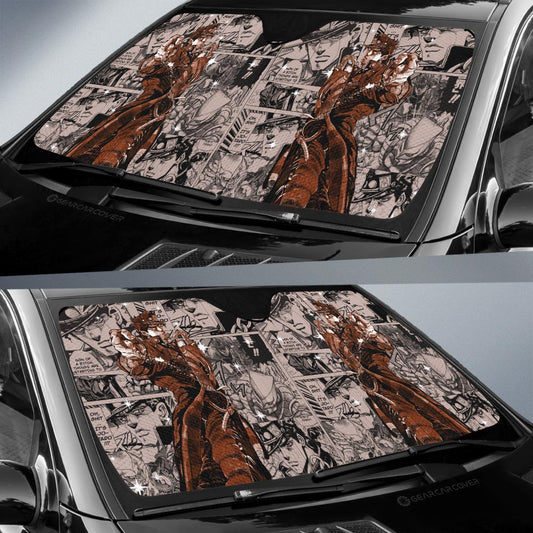 Joutarou Kuujou Car Sunshade Custom Car Accessories - Gearcarcover - 2