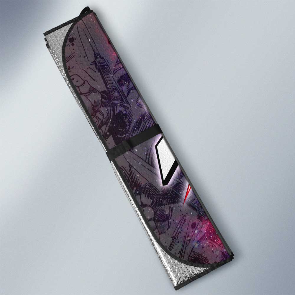 Joutarou Kuujou Car Sunshade Custom JJBA Car Accessories Galaxy Style - Gearcarcover - 3