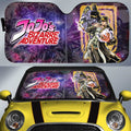 Joutarou Kuujou Car Sunshade Custom JJBA Car Accessories Galaxy Style - Gearcarcover - 1