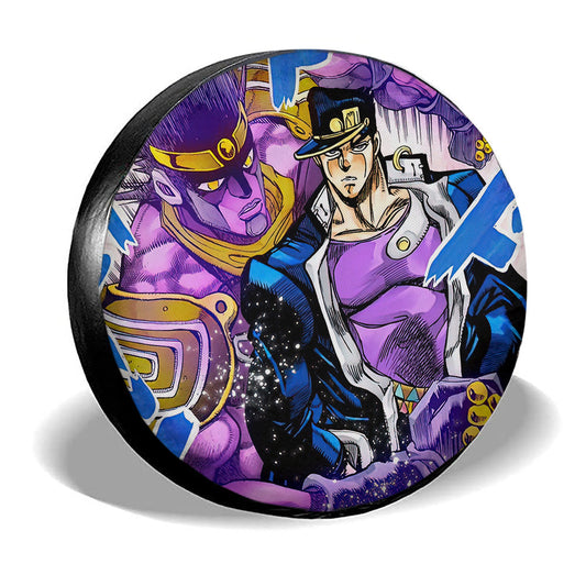 Joutarou Kuujou Spare Tire Covers Custom Bizarre Adventure Car Accessories - Gearcarcover - 2