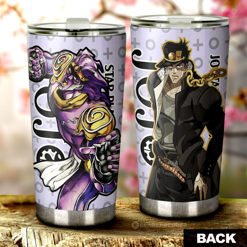 Joutarou Kuujou Tumbler Cup Custom Bizarre Adventure Car Accessories - Gearcarcover - 1