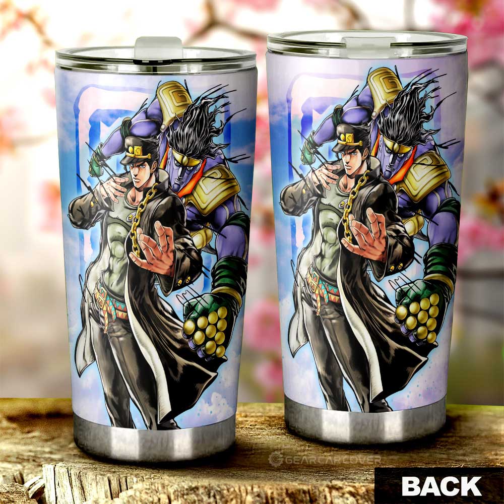 Joutarou Kuujou Tumbler Cup Custom Bizarre Adventures - Gearcarcover - 3