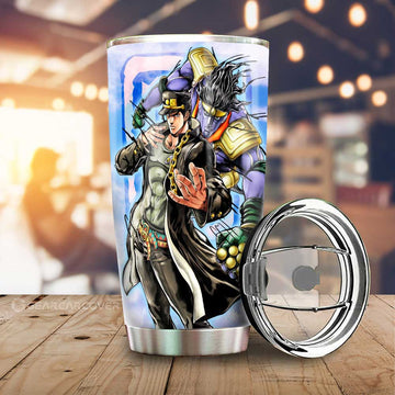 Joutarou Kuujou Tumbler Cup Custom Bizarre Adventures - Gearcarcover - 1