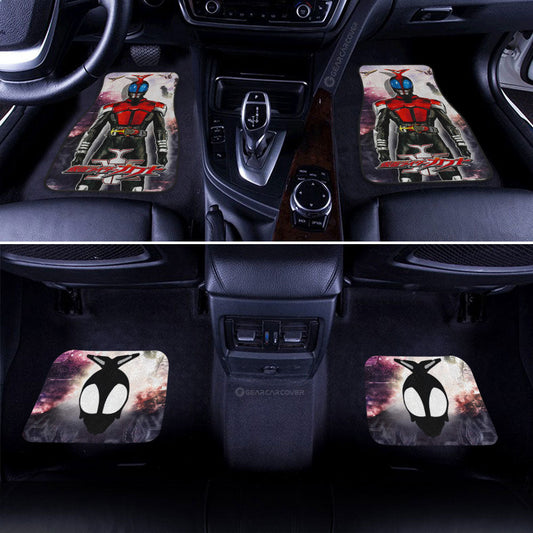Kabuto Car Floor Mats Custom Kamen Rider Car Accessories - Gearcarcover - 2