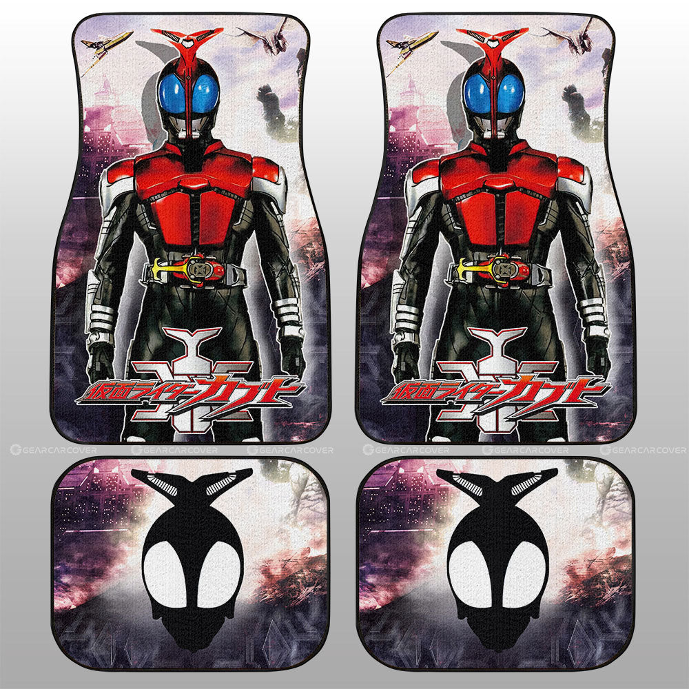 Kabuto Car Floor Mats Custom Kamen Rider Car Accessories - Gearcarcover - 1