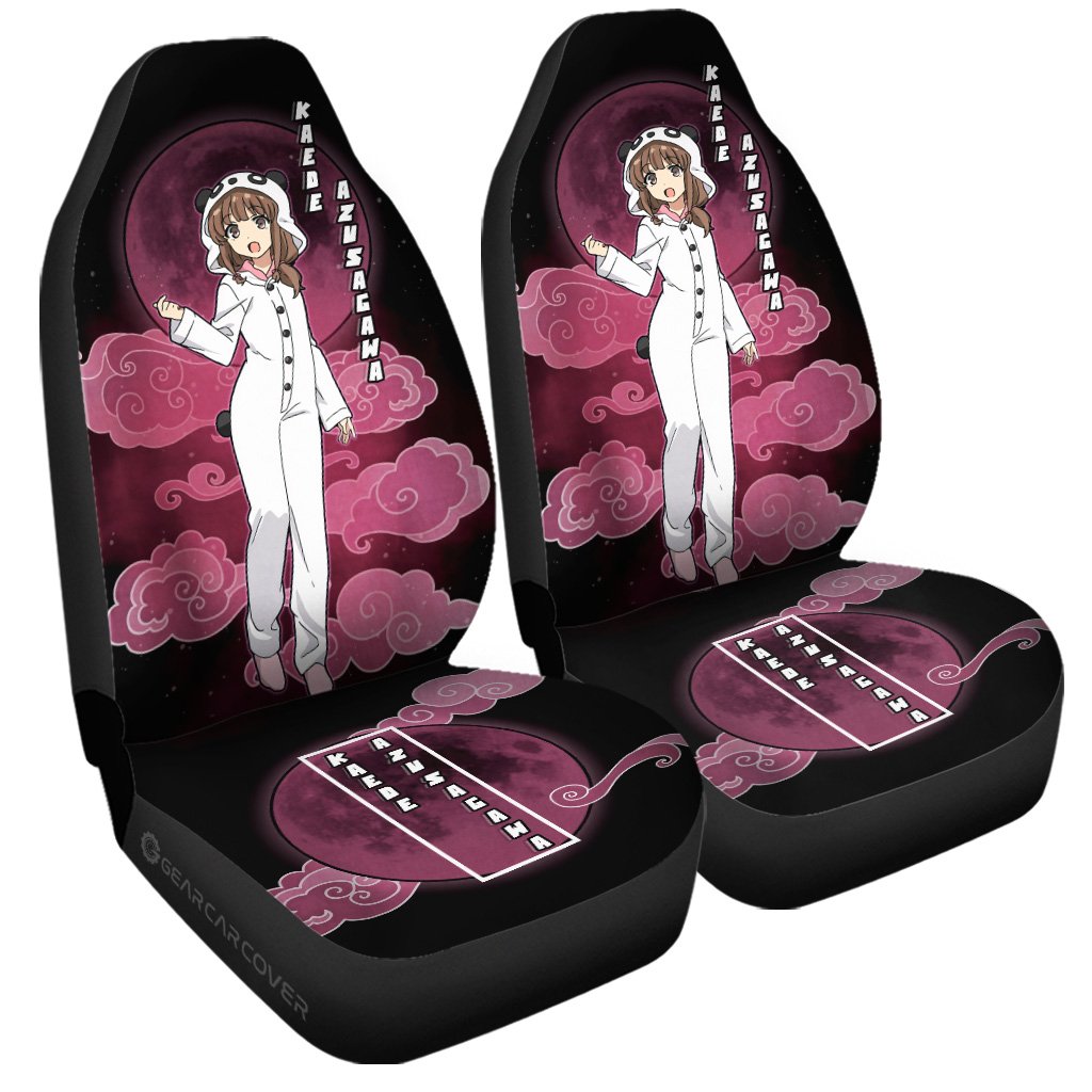 Kaede Azusagawa Car Seat Covers Custom Bunny Girl Senpai Car Accessories - Gearcarcover - 3