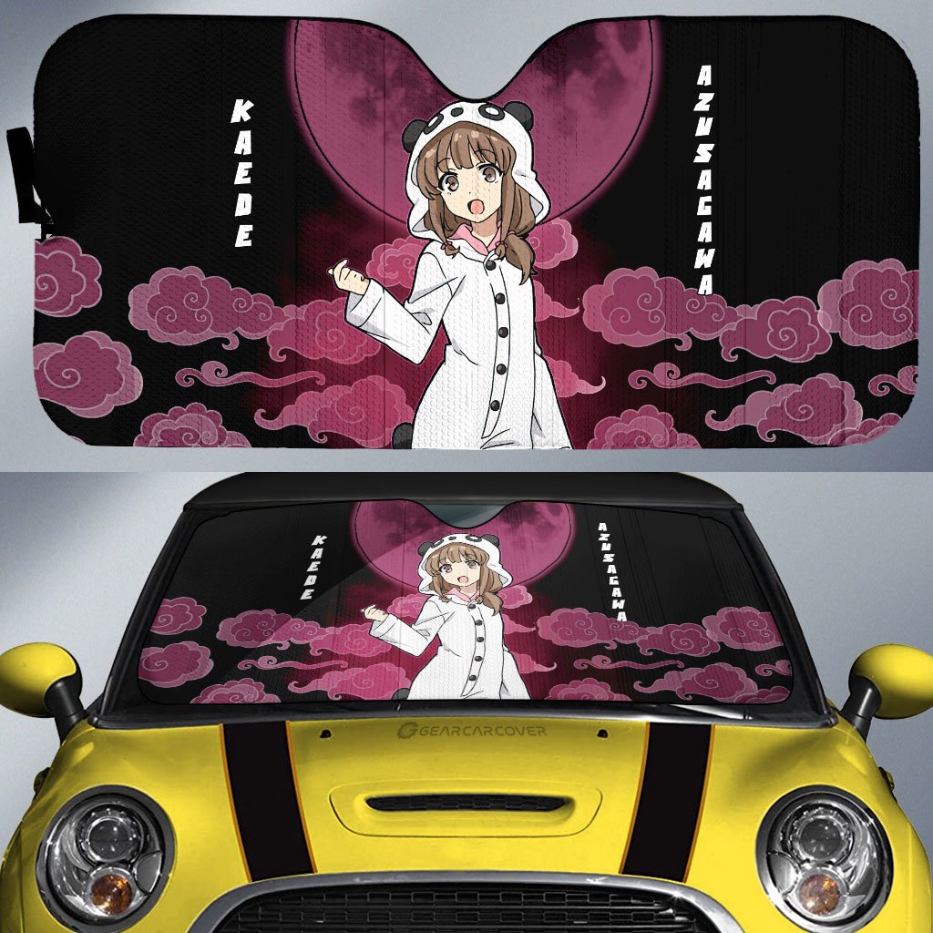 Kaede Azusagawa Car Sunshade Custom Bunny Girl Senpai Car Accessories - Gearcarcover - 1