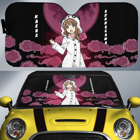 Kaede Azusagawa Car Sunshade Custom Bunny Girl Senpai Car Accessories - Gearcarcover - 1