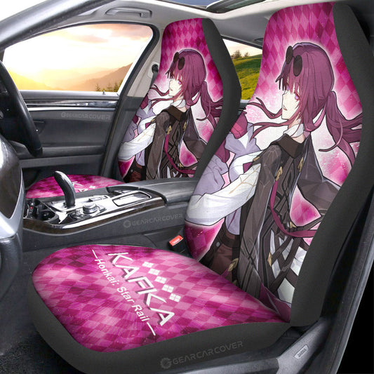 Kafka Car Seat Covers Custom Honkai Star Rail Car Accessories - Gearcarcover - 1