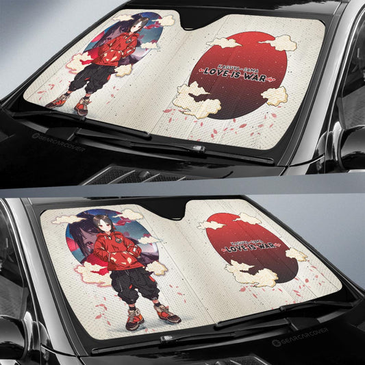 Kaguya Shinomiya Car Sunshade Anime Collection - Gearcarcover - 2