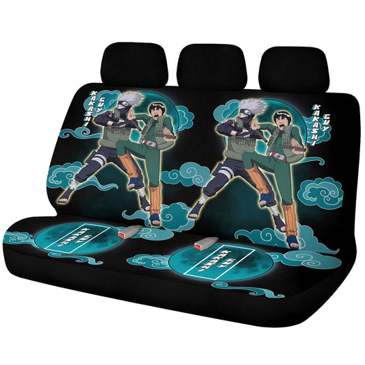 Kakashi And Guy Car Back Seat Covers Custom Anime Car Accessories - Gearcarcover - 1