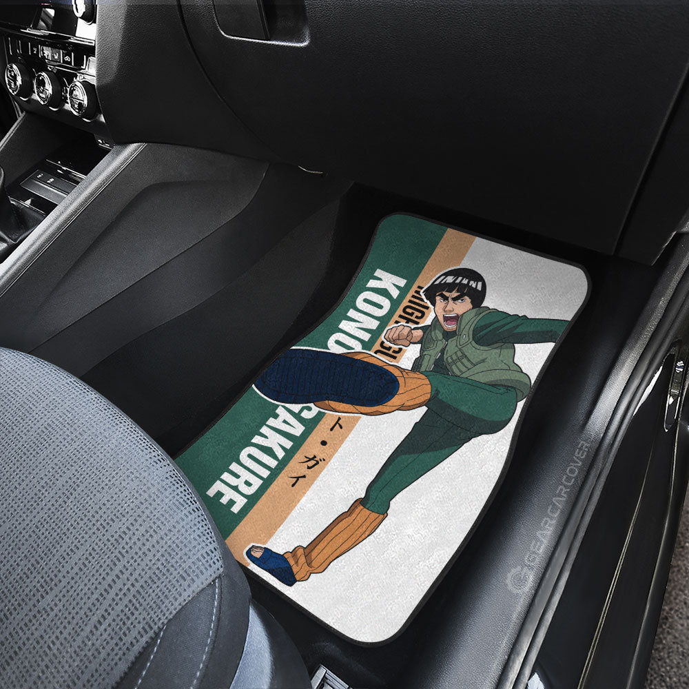 Kakashi And Guy Car Floor Mats Custom Anime Car Accessories For Fans - Gearcarcover - 4