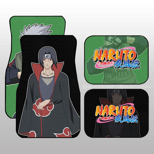 Kakashi And Itachi Car Floor Mats Custom Anime - Gearcarcover - 2