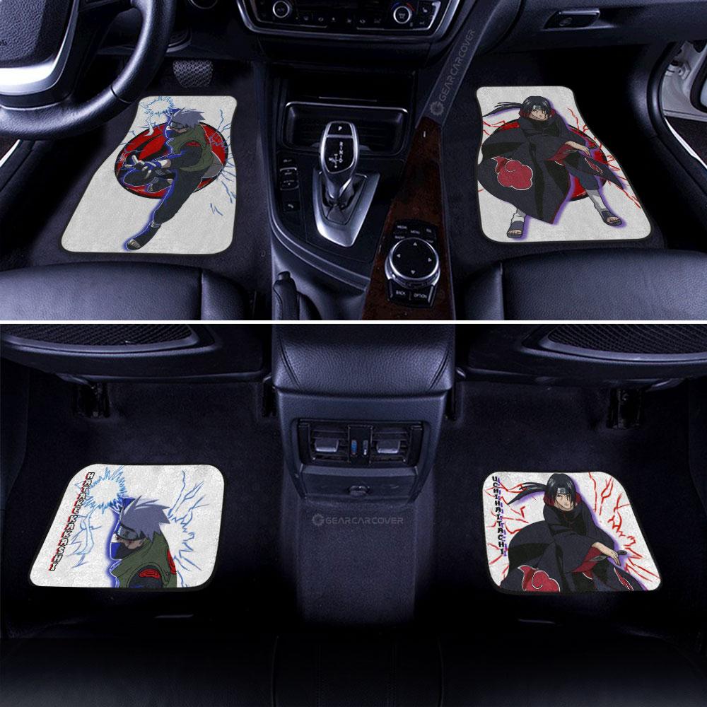 Kakashi And Itachi Car Floor Mats Custom For Anime Fans - Gearcarcover - 3