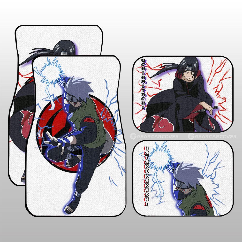 Kakashi And Itachi Car Floor Mats Custom For Fans - Gearcarcover - 2