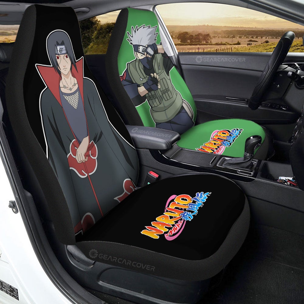 Kakashi And Itachi Car Seat Covers Custom Anime - Gearcarcover - 1