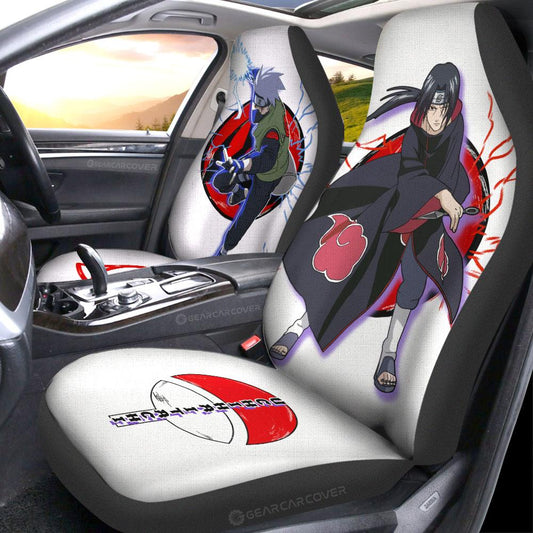 Kakashi And Itachi Car Seat Covers Custom For Anime Fans - Gearcarcover - 2