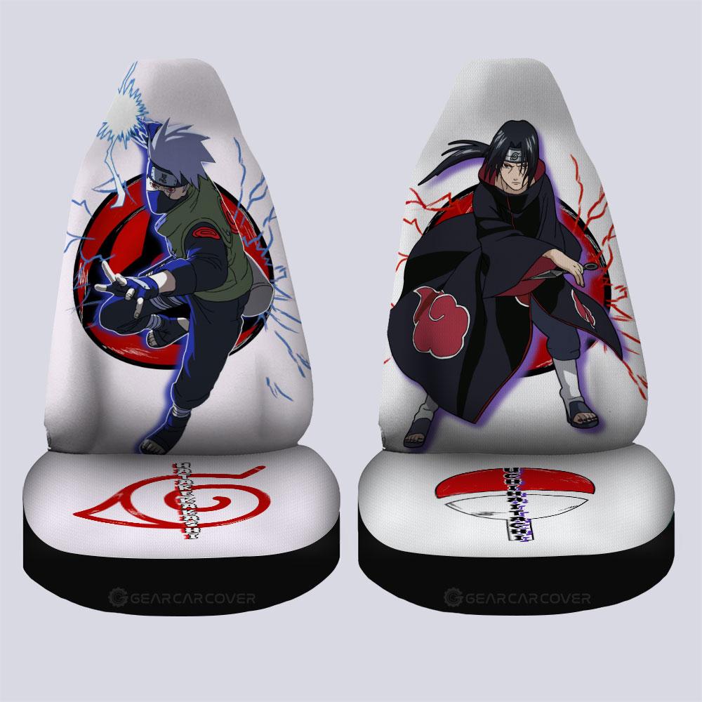Kakashi And Itachi Car Seat Covers Custom For Anime Fans - Gearcarcover - 4