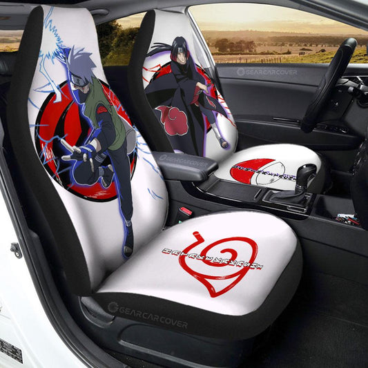 Kakashi And Itachi Car Seat Covers Custom For Anime Fans - Gearcarcover - 1