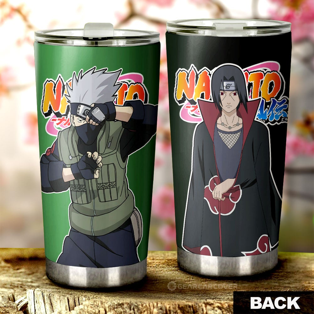 Kakashi And Itachi Tumbler Cup Custom Anime - Gearcarcover - 1