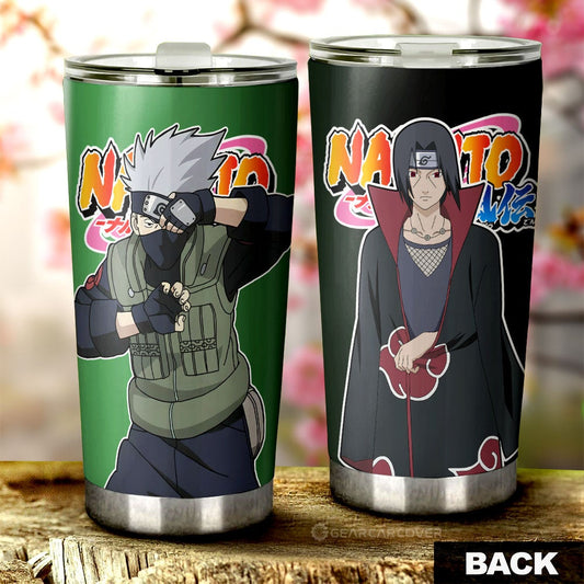 Kakashi And Itachi Tumbler Cup Custom Anime - Gearcarcover - 1