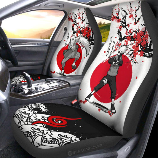 Kakashi And Jiraiya Car Seat Covers Custom Japan Style Anime Car Accessories - Gearcarcover - 2