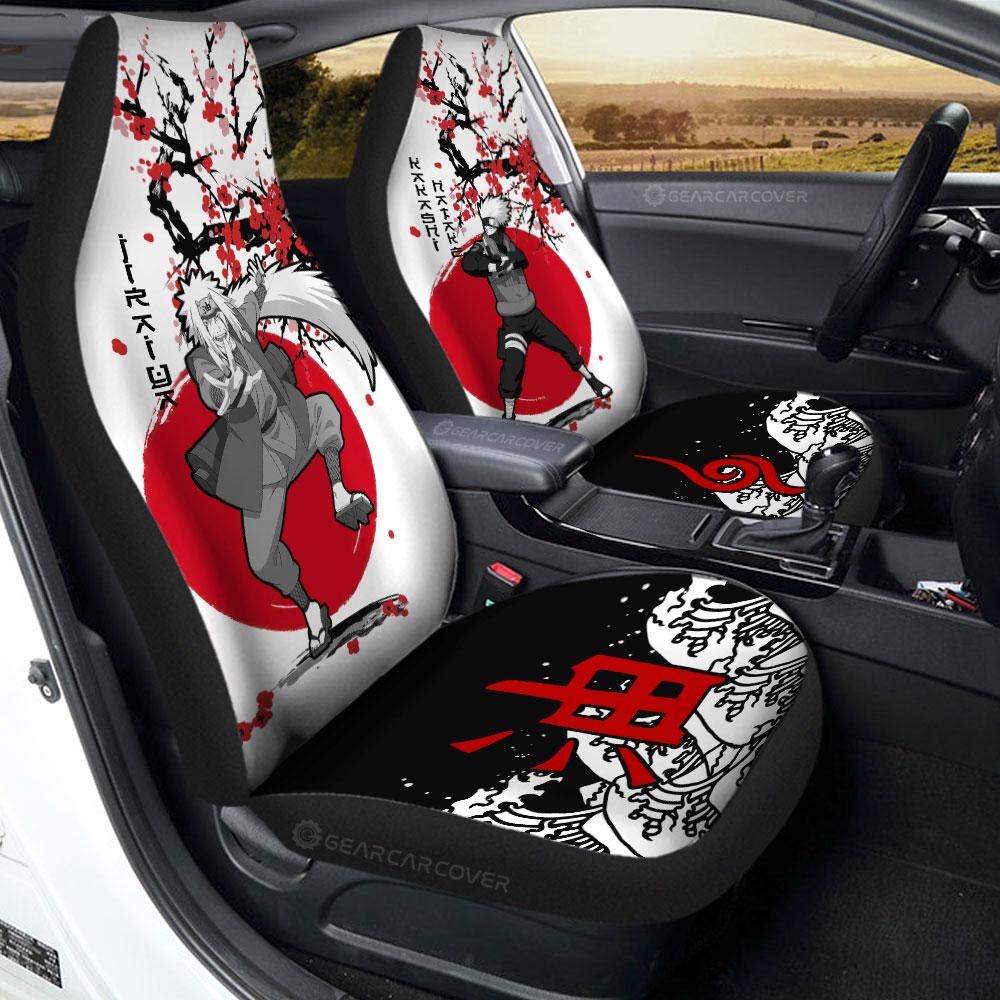 Kakashi And Jiraiya Car Seat Covers Custom Japan Style Anime Car Accessories - Gearcarcover - 1